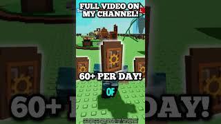 INSANE GROW A GARDEN MACRO!!!! 60+ CRAFTER PACKS EVERY DAY! #roblox #fyp #growagarden #tips #method