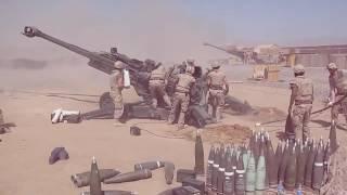 Canadian M777 Howitzer team delivers a devastating 10 round fire-for-effect