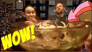 Holy pho!!! Over 20 lbs combined ! Molly Schuyler eats - Dan Kennedy eats - mom vs food