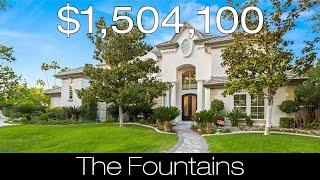 Magnificently Appointed Two Story Home In Green Valley's Premier Gated Neighborhood "The Fountains".