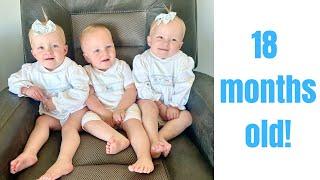 Celebrating *Triplets* turning 18 MONTHS old! Where did the time go??