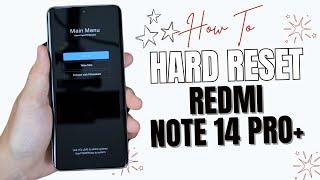 How To Hard Reset Redmi Note 14 Pro Plus