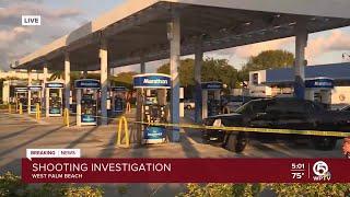 West Palm Beach Police investigating Marathon gas station shooting incident