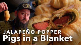 Jalapeno Popper Pigs in a Blanket | Chef Tom x All Things Barbecue