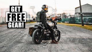 The secret to FREE Motorcycle Gear