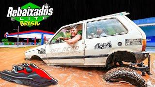 ENTREI NO RIO COM O UNO 4X4 DO RENATO GARCIA NO REBAIXADOS ELITE BRASIL