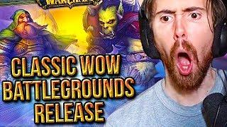 Asmongold Reacts To Battlegrounds Release Announcement (Warsong Gulch/Alterac Valley) - Classic WoW