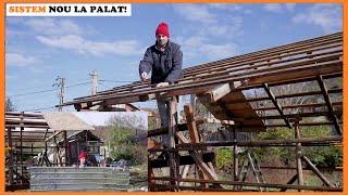 SISTEM NOU la Palat! - Ce ACOPERIȘ de lux pune Arthur?! (Tablă + OSB = Love) | Alte CALCULE și găuri