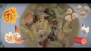 Macaroni Mushroom Cream Soup