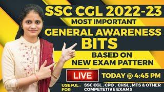 LIVESSC CGL 2022 - 23 GENERAL AWARENESS BITS BASED ON NEW EXAM PATTERN Chandan Logics