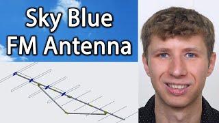 Sky Blue Long Range Outdoor FM Antenna from Ness Electronics