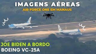 Air Force One em Manaus: Chegada histórica de Joe Biden a capital amazonense!!