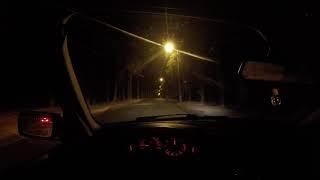 BMW E36 316I Night drive POV