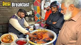 200/- Rs WHY EVERYONE LOVES LAHORE'S OLDEST BREAKFAST  LIKE NEVER BEFORE! - STREET FOOD PAKISTAN