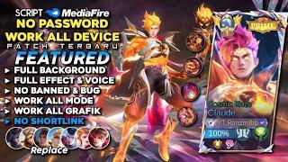 Script Skin Claude Prime Cosmic Blaze No Password Mediafire | Full Effect & Voice - Patch Terbaru