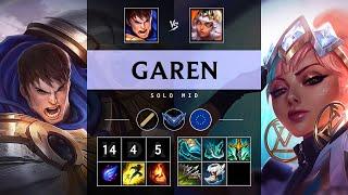 Garen Mid vs Qiyana: Legendary - EUW Diamond Patch 14.24