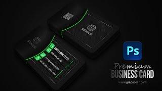 Master the Art of Designing a Dark Business Card in Adobe Photoshop