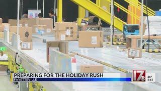 Fayetteville Amazon facility preparing for holiday rush