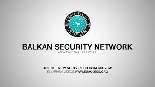 Balkan Security Network Interview at RTV "Pod istim krovom"