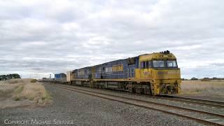 5MP2 Pacific National Steel Train With Additional Container Loading (18/7/2024) - PoathTV Railways