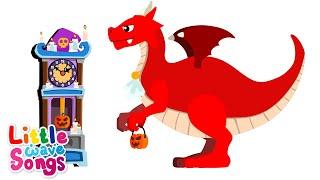 Hickory Dickory Dock Monsters | Kids Halloween Music | Kids Song | Little Wave Songs - Baby Coco