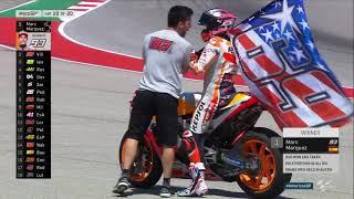 Marc Marquez pays his tribute to Nicky Hayden at the 2018 American gp