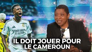 REMY NGONO DÉCLARE QUE VINICIUS JR DOIT JOUER MAINTENANT POUR LES LION INDOMPTABLE DU CAMEROUN