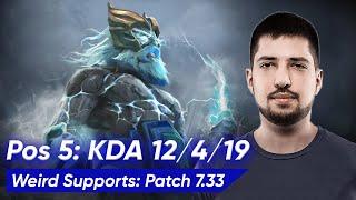 ZEUS HARD SUPPORT 7.33 Gameplay by W33 | Dota 2 Pro Supports