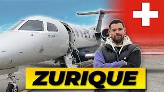 24 horas em ZURIQUE (jato privado, suite...)