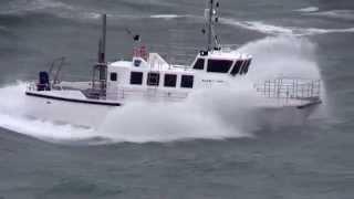 KISR Wildcat 53, Force 8 sea trials of Roches PT