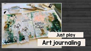 Art journaling - Just play