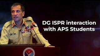 DG ISPR Interaction with APS Students | ISPR