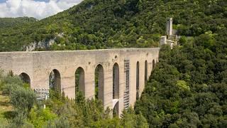 Spoleto, Umbria, Italy, in 4K HLG-HDR. OM-1 Mark II OM-LOG400 to HLG-HDR