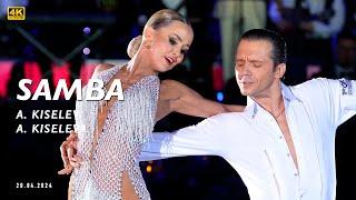 SAMBA | Andrey Kiselev - Anastasia Kiselyova | Professional Latin | Kremlin Cup 2024 | 4K