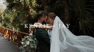 A Chic Cancun Wedding On The Beach | Kenzie + Jay 4k