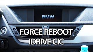 BMW iDrive CIC force reboot reset (E87 E90 E60 X1 X3 X5)