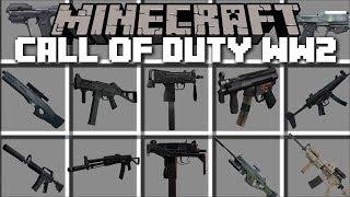 Minecraft CALL OF DUTY WW2 MOD / FIGHT OFF BANDITS AND SURVIVE!! Minecraft