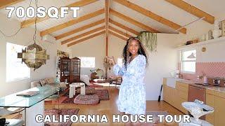 TINY Joshua Tree, California Bohemian Retreat! 700sqft Desert House Tour