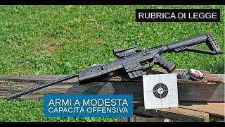 Armi a modesta capacità offensiva: facciamo un po’ di chiarezza