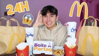 JE MANGE QUE DU MCDO PENDANT 24H ! (JE REGRETTE..)