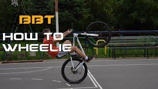 How to wheelie | Kako voziti bicikl na zadnjem tocku | MTB