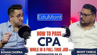 How To Pass CPA While in A Full-Time Job| Study CPA While Working #cpaexam #uscpa #cpa #cpajobs