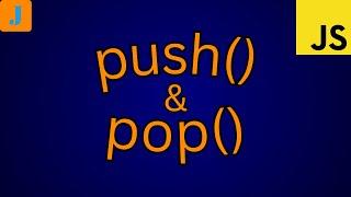 JavaScript Push and Pop