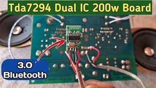 Tda7294 ic amplifier k sath 3.0 bluetooth connection|| tda7294 ic amplifier.