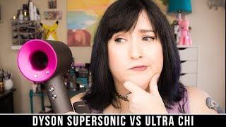 Dyson Supersonic vs Ultra Chi Hair Dryers | MYTH OR MAGIC? Side by Side Blowout!