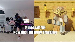 Minecraft with VR Full Body Tracking is Next Level