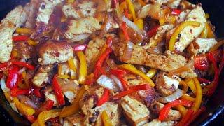 SIZZLING SKILLET CHICKEN FAJITAS