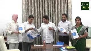 AP CM YS Jagan inaugurates book on Sociol Economic Survey 2019 20 || film stars