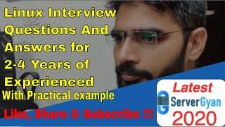 Linux Interview Questions and Answers with Practical - Real Time