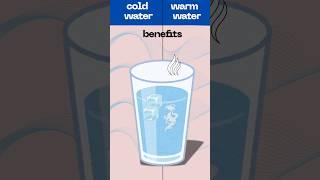 Drinking cold water vs warm water.#shorts #water